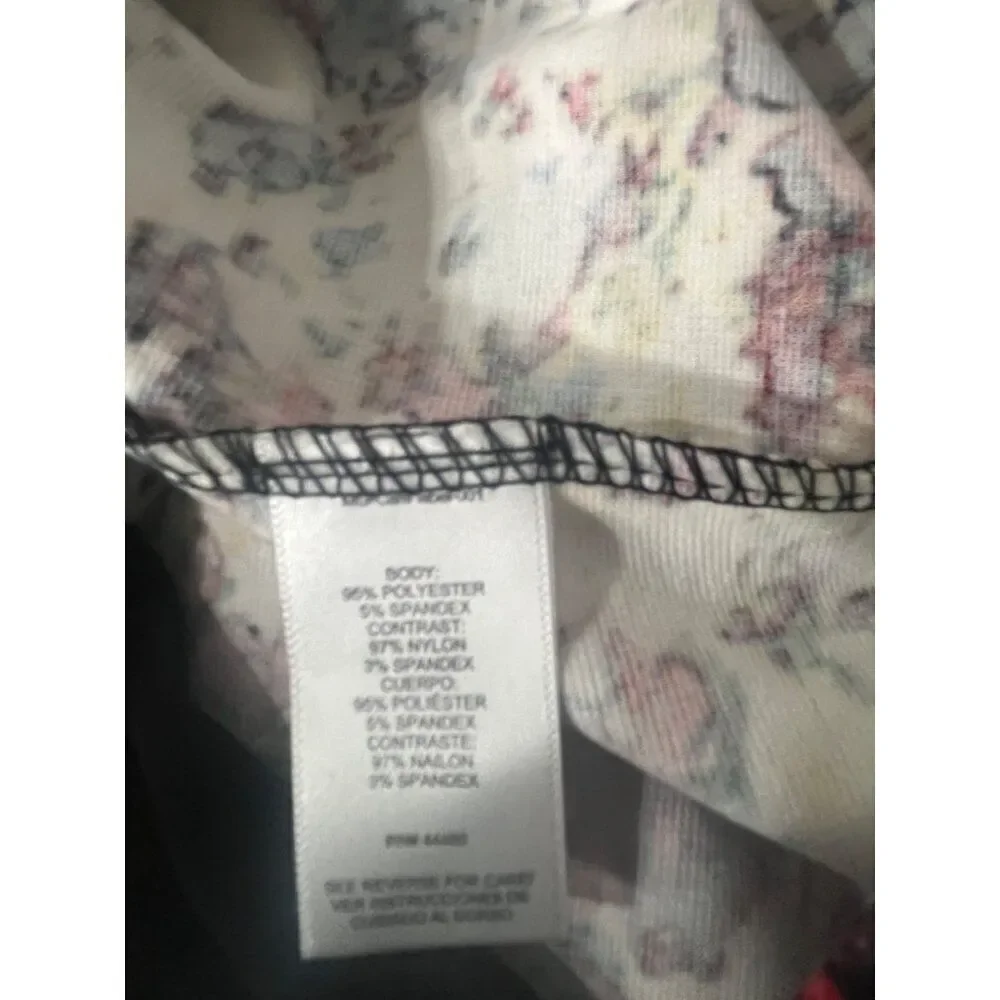 $59.00 Material Girl Junior’s Sleeveless Floral Print Bodyco, Multi, Size S - Picture 7 of 14